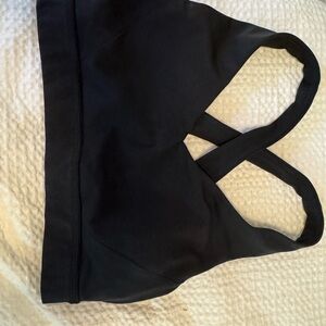 Lululemon Athletica Black Cross-Back Sports Bra